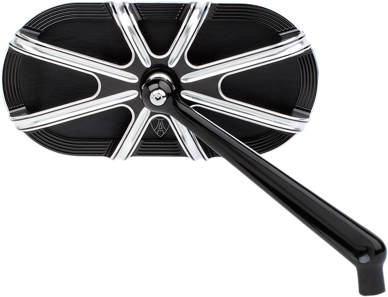 ARLEN NESS Mirror - Side View - Caged Series / 10 Gauge - Black - Right