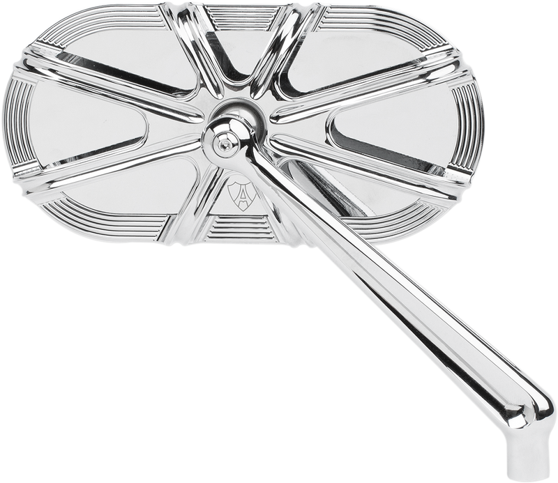 ARLEN NESS Mirror - Side View - Caged Series / 10 Gauge - Chrome - Right