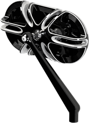 ARLEN NESS Mirror - Side View - Caged Series / Deep Cut - Right - Black