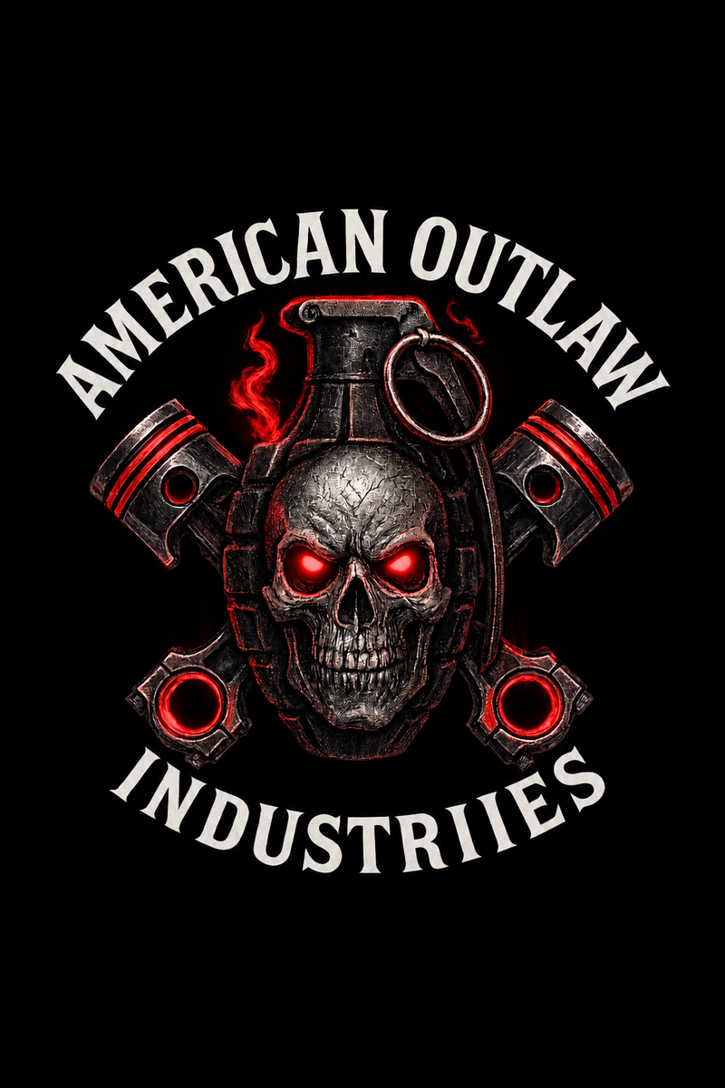 RED Skulls and Pistons - Kids