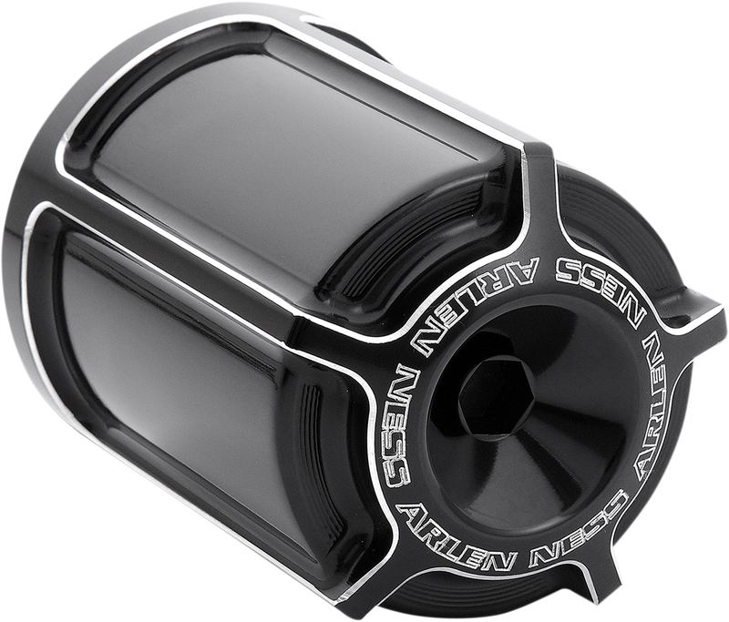 ARLEN NESS Beveled Re-Usable Oil Filter - Black / Machined