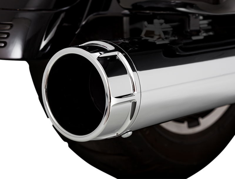 VANCE & HINES 4-1/2" Torquer Slip-On Mufflers - Chrome