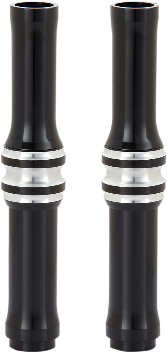 ARLEN NESS Pushrod Tube Cover Kit - 10 Gauge - Black/Chrome - M8