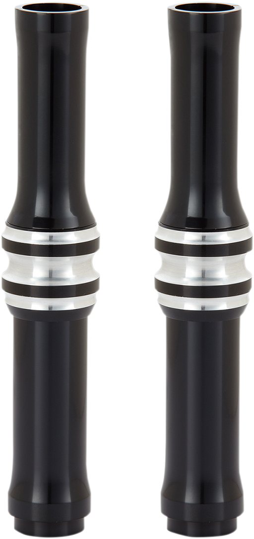ARLEN NESS Pushrod Tube Cover Kit - 10 Gauge - M8 - Black / Chrome