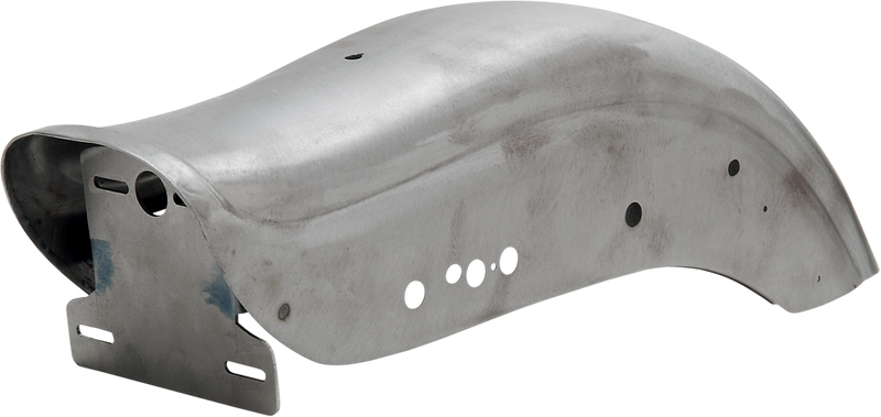 DRAG SPECIALTIES Fat Bob Style Rear Fender - Raw - Drilled
