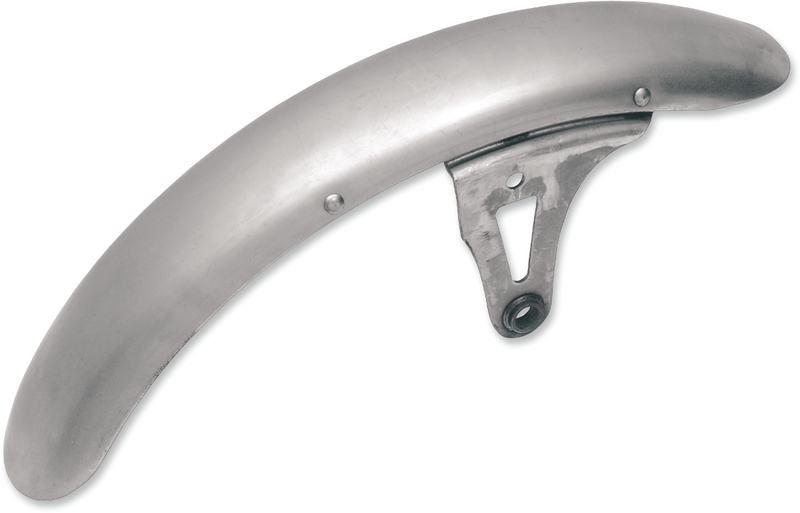 DRAG SPECIALTIES Low-Profile Front Fender - Raw - Steel