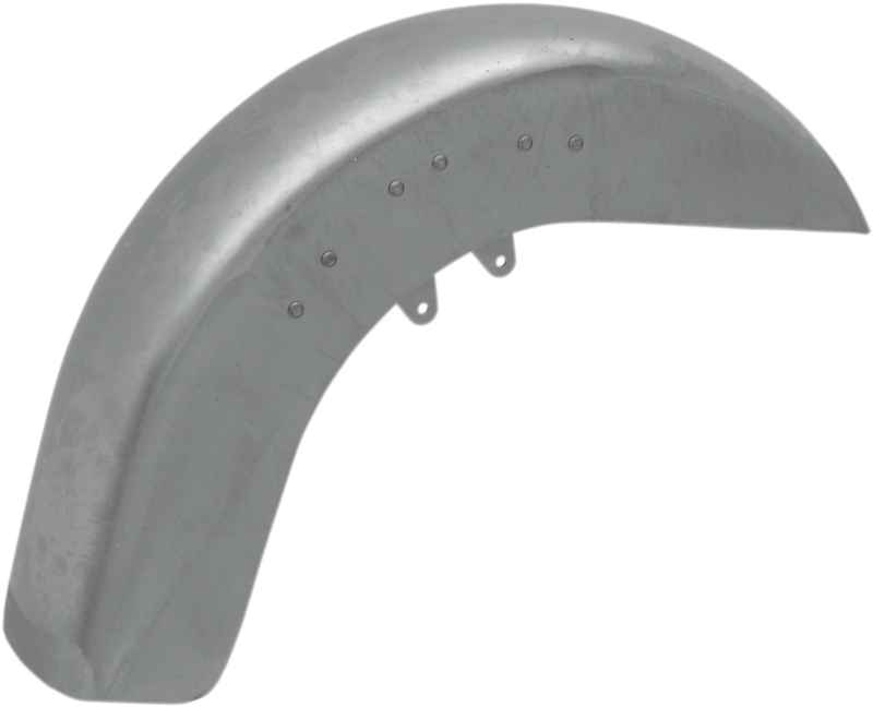 DRAG SPECIALTIES Heavy-Duty Smooth Front Fender - Raw - Steel