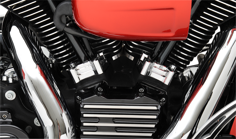 ARLEN NESS Lifter Block Covers - 10 Gauge - Chrome - Twin Cam