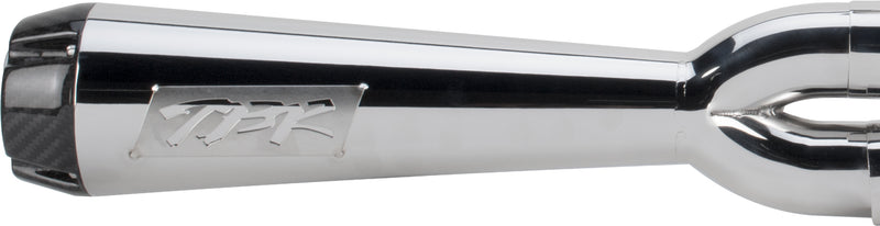 TBR Comp S 2in1 Exh Polished W/Cf End Cap - '18-'19 SOFTAIL