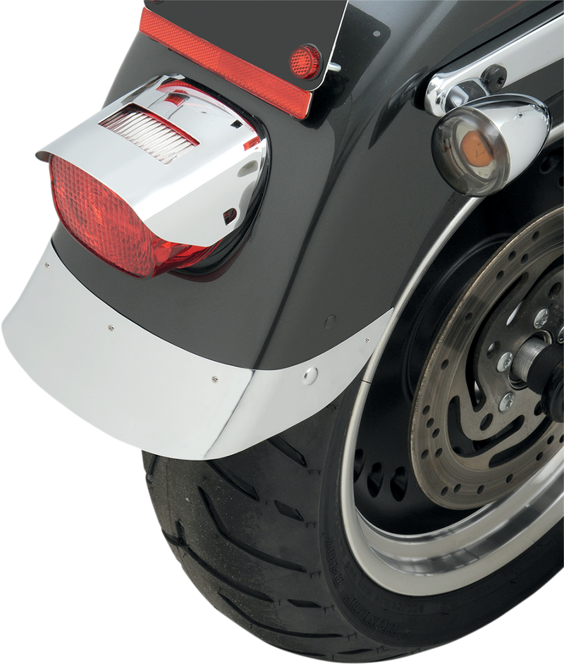 DRAG SPECIALTIES Rear Fender Skirt - Smooth - Chrome