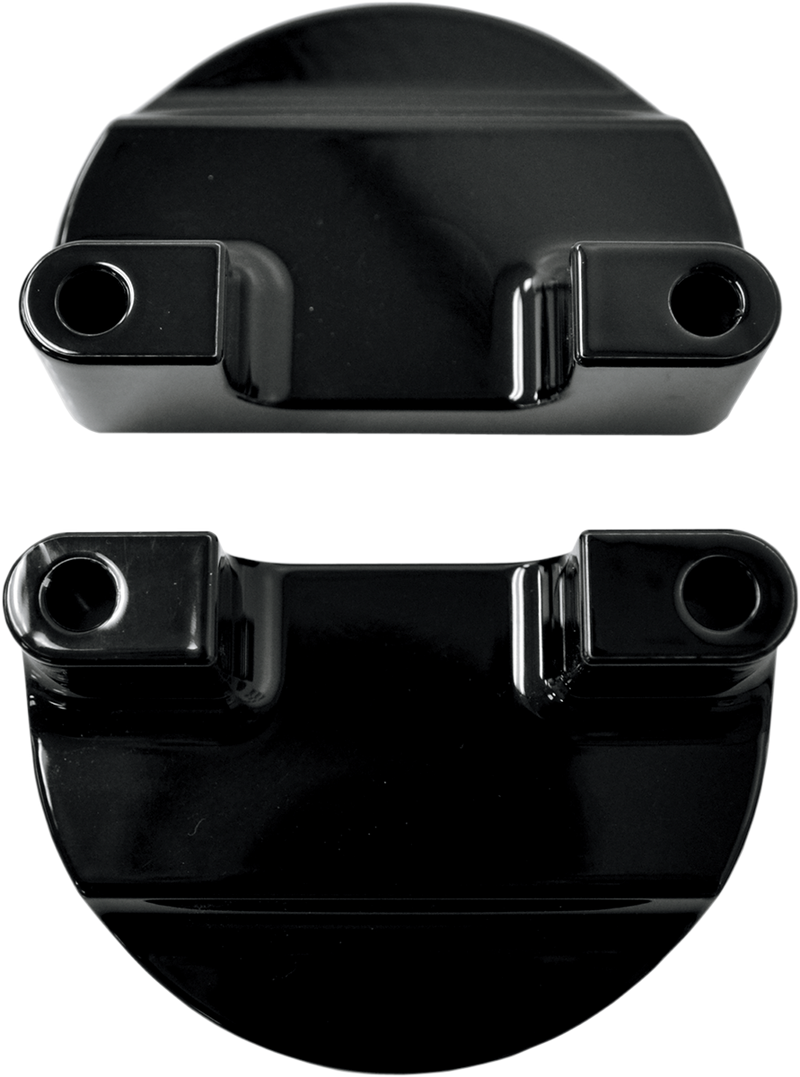 DRAG SPECIALTIES Fender to Fork Adapter for 21" Wheels - Gloss Black