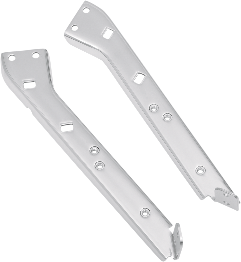 DRAG SPECIALTIES Heavy Duty Replacement Saddlebag Rail Support Bracket - Chrome - Left
