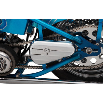 DRAG SPECIALTIES Left Teardrop Toolbox - Chrome