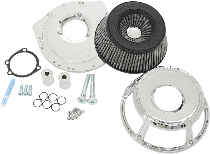 ARLEN NESS Slot Track Inverted Series Air Cleaner Kit - Chrome