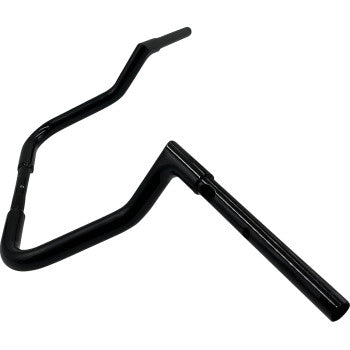 FAT BAGGERS INC. 1-1/4" EZ Install Flat Top Handlebar - 11" - Black