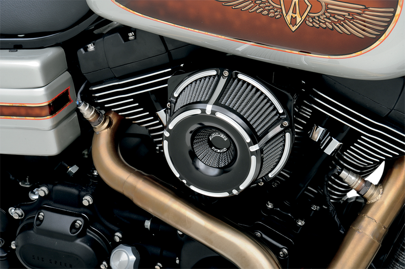 ARLEN NESS Slot Track Inverted Series Air Cleaner Kit - Black / Machined