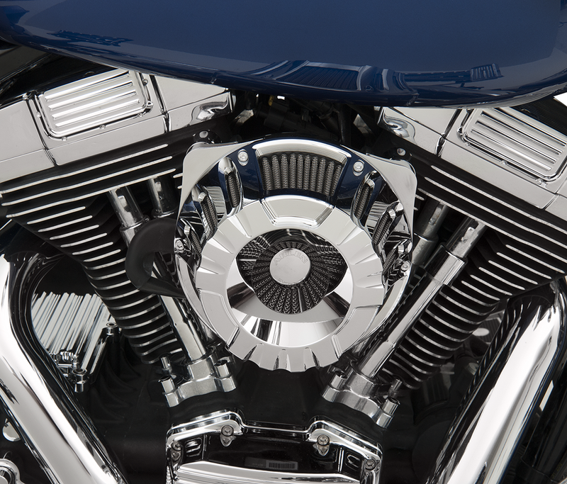 ARLEN NESS Deep Cut® Inverted Series Air Cleaner Kit - Chrome