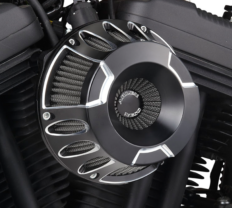 ARLEN NESS Deep Cut Inverted Series Air Cleaner Kit - Black / Machined