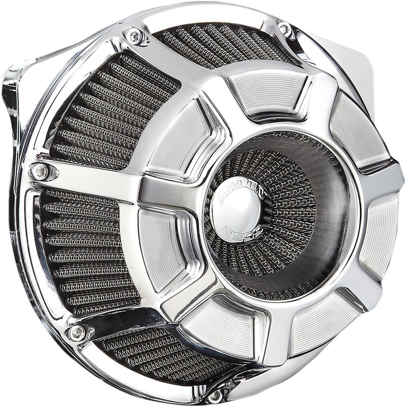 ARLEN NESS Beveled® Inverted Series Air Cleaner - Chrome