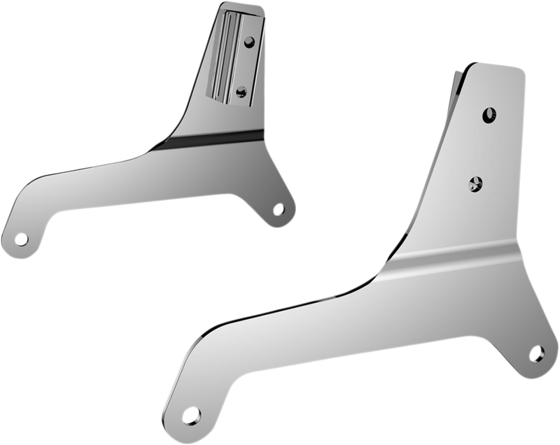 DRAG SPECIALTIES Sissy Bar Side Plates - Chrome - Softail '18-'21