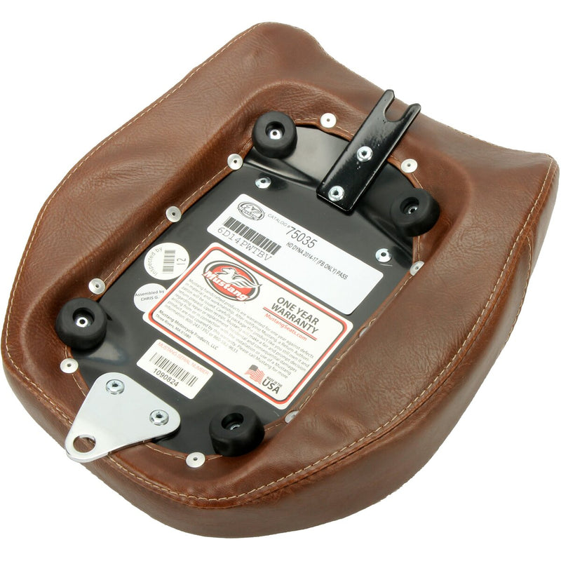 MUSTANG Wide Tripper™ Forward Rear Seat - Brown - Fat Bob '14-'17