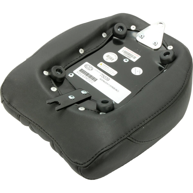 MUSTANG Wide Tripper™ Forward Rear Seat - Diamond - Black - Fat Bob '14-'17