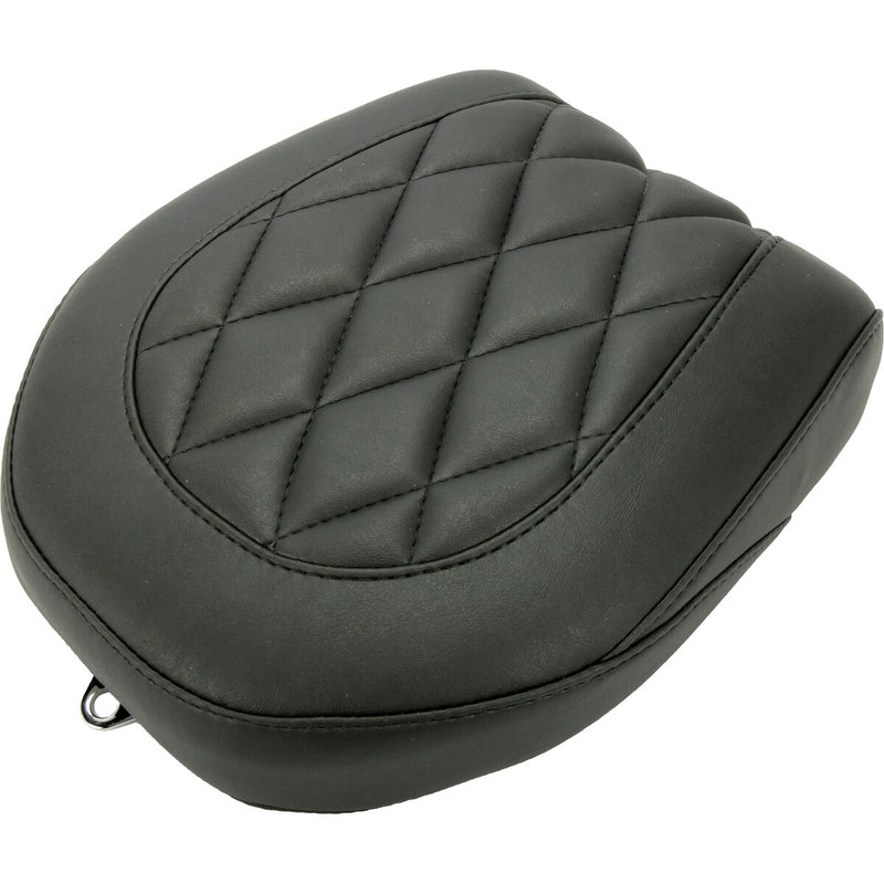MUSTANG Wide Tripper™ Forward Rear Seat - Diamond - Black - Fat Bob '14-'17