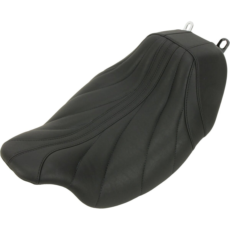 MUSTANG Revere Journey Gravity Solo Seat - Black Stitch - Touring '08-'21