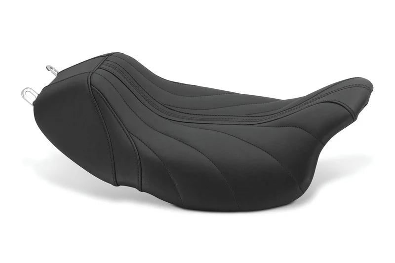MUSTANG Revere Journey Gravity Solo Seat - Black Stitch - Touring '08-'21