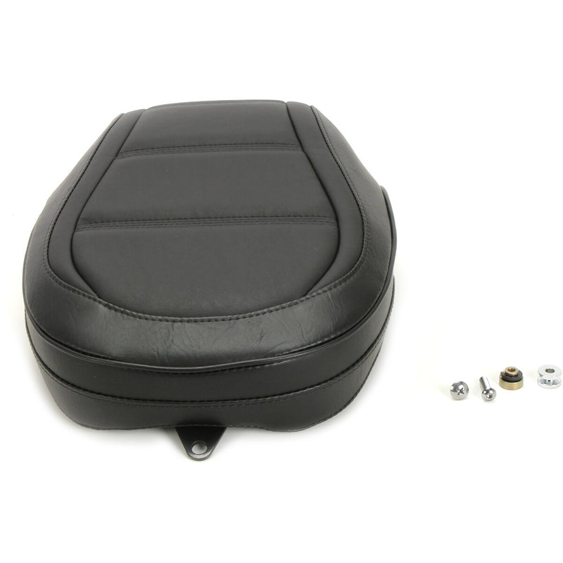 MUSTANG Wide Touring Passenger Seat - Quad Stich - Black - FLSL '18-'21