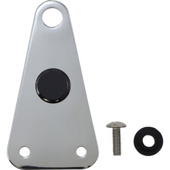 MUSTANG Wide Touring One-Piece 2-Up Seat - Chrome Studs and Conchos - Dyna '04-'05