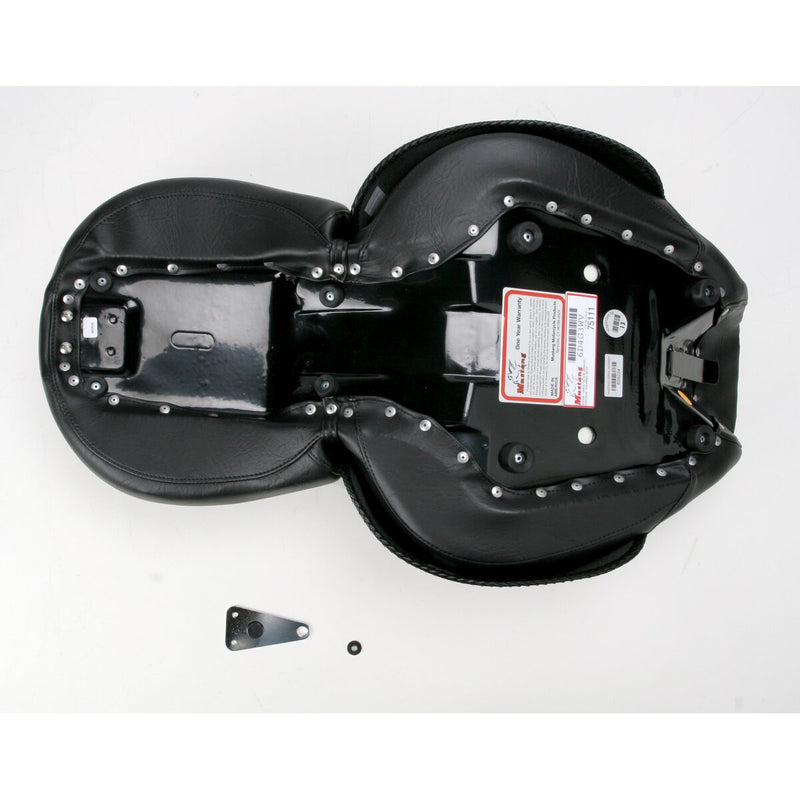 MUSTANG Vintage Wide Touring One-Piece 2-Up Seat - Smooth - Dyna '04-'05