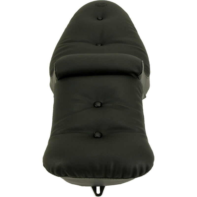 MUSTANG Regal Duke Pillow One-Piece 2-Up Seat - Sportster '96-'03 with 2.1/3.3 Gallon Tank