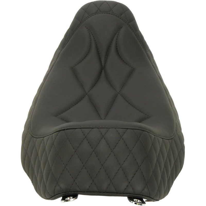 MUSTANG Revere Journey Solo Seat - Black Diamond Stitch - Touring '08-'21