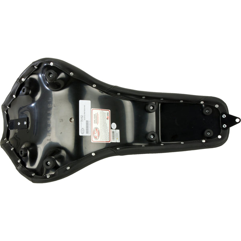 MUSTANG Tripper Fastback™ One-Piece 2-Up Seat - Black - Double Diamond - Softail '18-'23