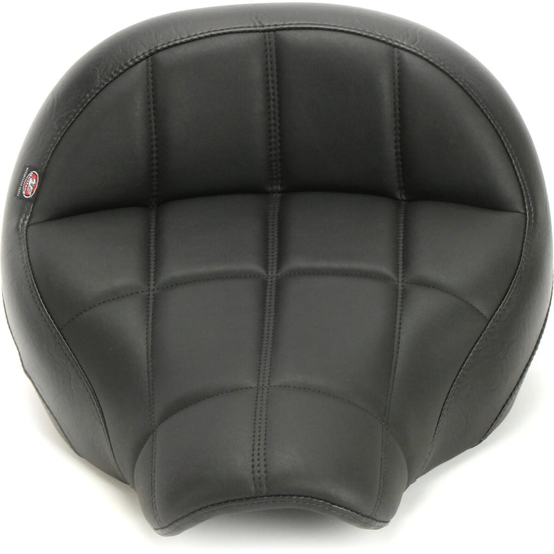 MUSTANG Wide Tripper™ Solo Seat - Cube Pattern - Black - Softail '18-'21