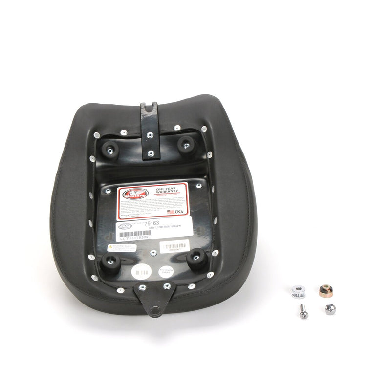 MUSTANG Wide Tripper™ Rear Seat - Smooth - Black - Street Bob '18-'21