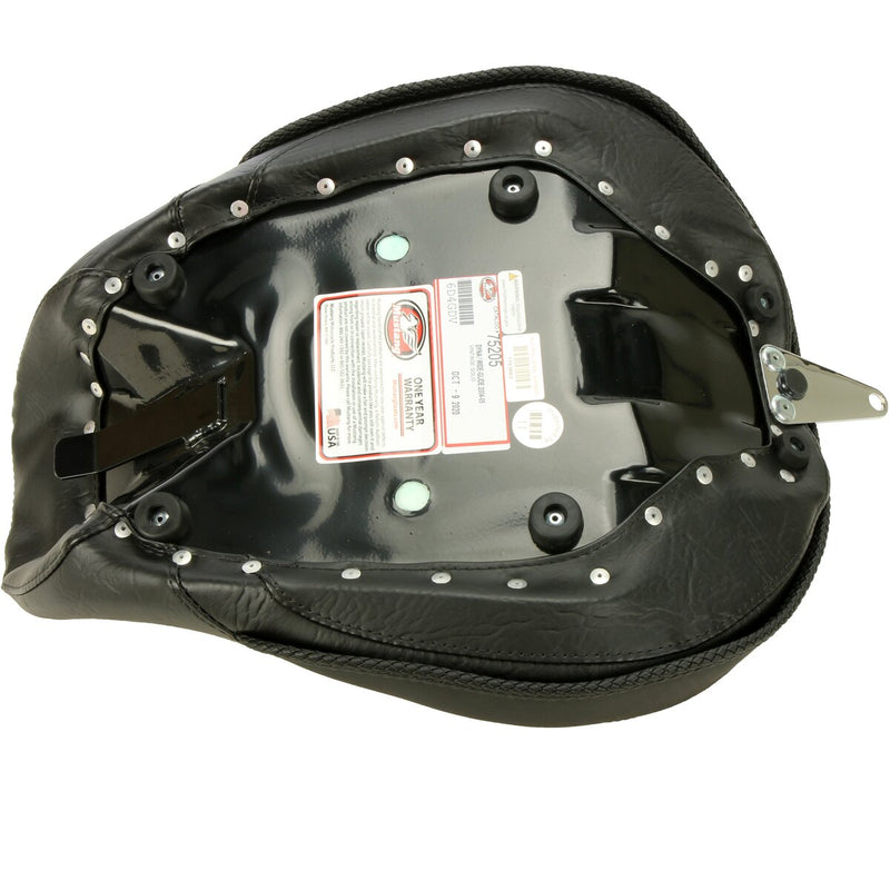 MUSTANG Wide Touring Solo Seat - Smooth - Black - Dyna '04-'05