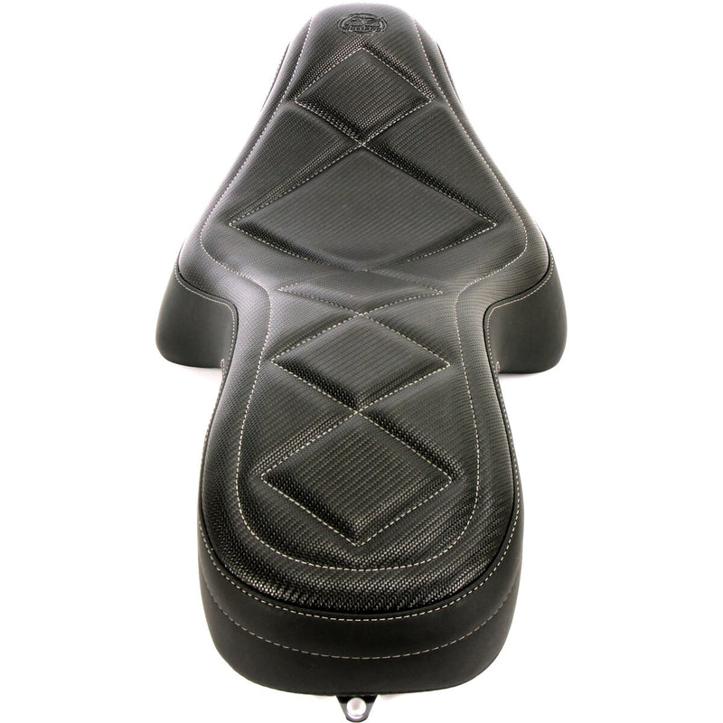 MUSTANG Super Tripper™ One-Piece 2-Up Seat- Carbon - Sportster '04-'21