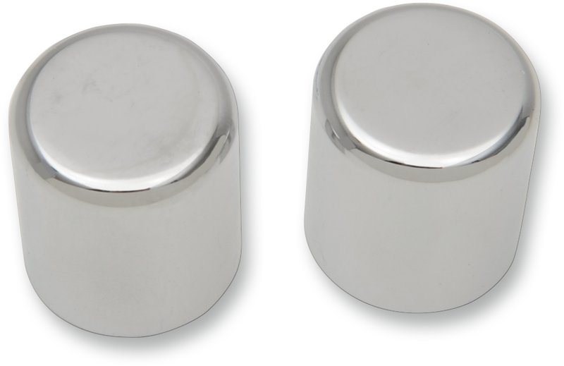 DRAG SPECIALTIES Magnetic Docking Points Covers - Large - Chrome