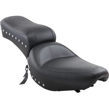 MUSTANG Standard Studded Touring One-Piece 2-Up Seat - FL / FX '58-'84