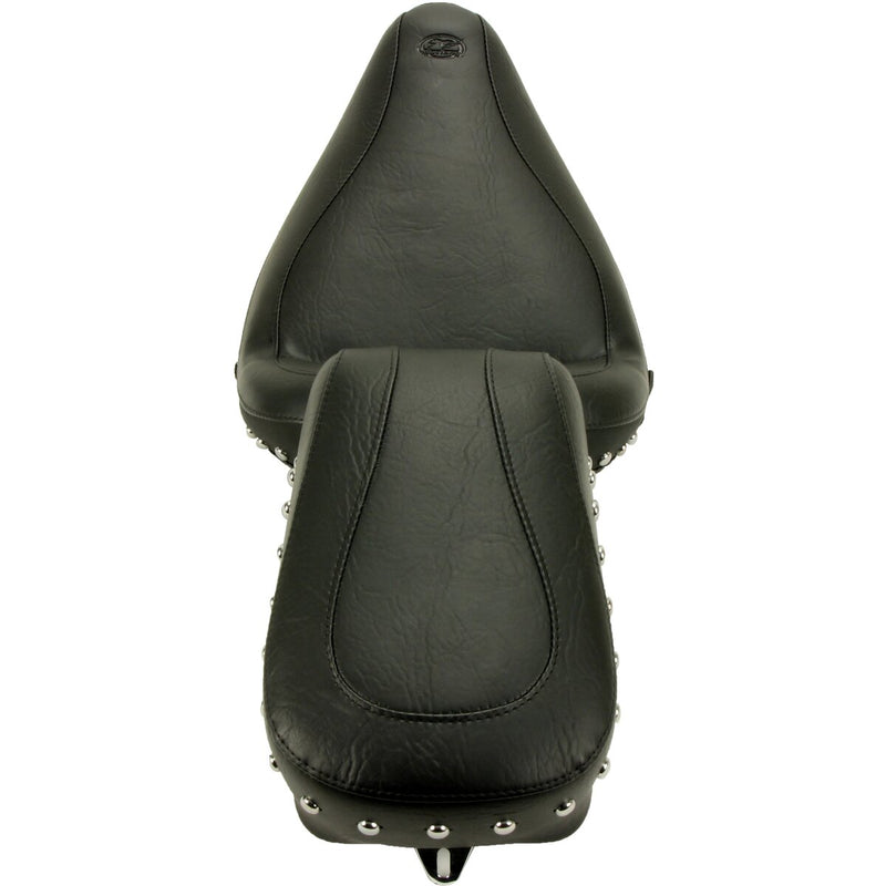 MUSTANG Standard Studded Touring One-Piece 2-Up Seat - Softail '84-'99