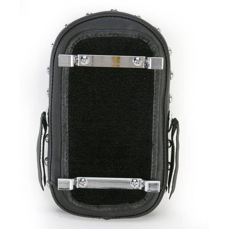 MUSTANG Studded Bracket-Style Sissy Bar Pad - 6-1/2" W x 11" H