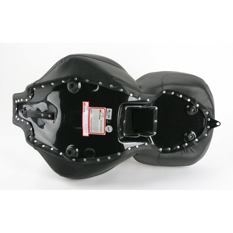 MUSTANG Vintage Wide One-Piece 2-Up Touring Seat - Smooth - FLH/FLT '97-'07