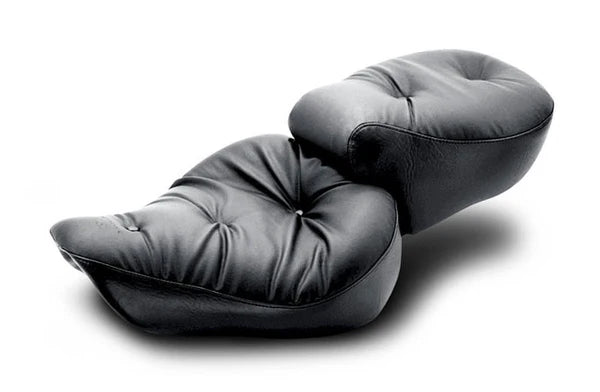 MUSTANG Wide Regal Touring One-Piece 2-Up Seat - Dyna '96-'03