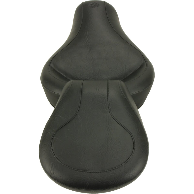 MUSTANG Vintage Wide Touring One-Piece 2-Up Seat - Smooth - Dyna '96-'03