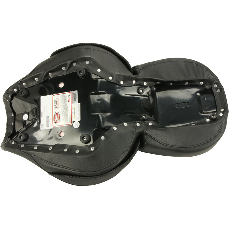 MUSTANG Vintage Wide Touring One-Piece 2-Up Seat - Smooth - Dyna '96-'03