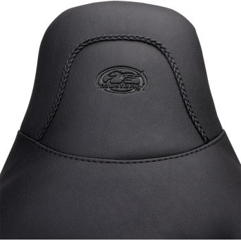MUSTANG Regal Wide One-Piece 2-Up Ultra Touring Seat - Black - FLH/FLT '97-'07