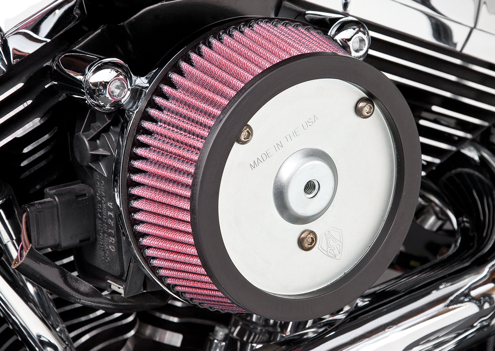 ARLEN NESS Big Sucker Air Cleaner Kit - Chrome - Stage I - 2009-2021 SPORTSTER MODELS