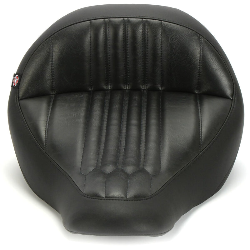 MUSTANG Wide Solo Touring Seat - Dagger Stitch - Black - Softail '18-'21